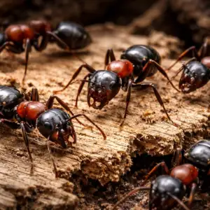 Carpenter Ants on dirt